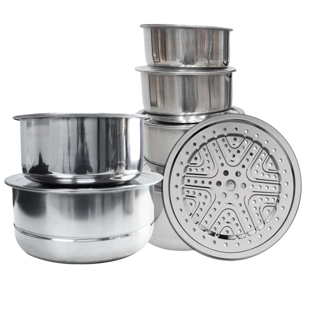 Bộ nồi inox 7 món FujiMaster FJM-1322 - Hàng chính hãng