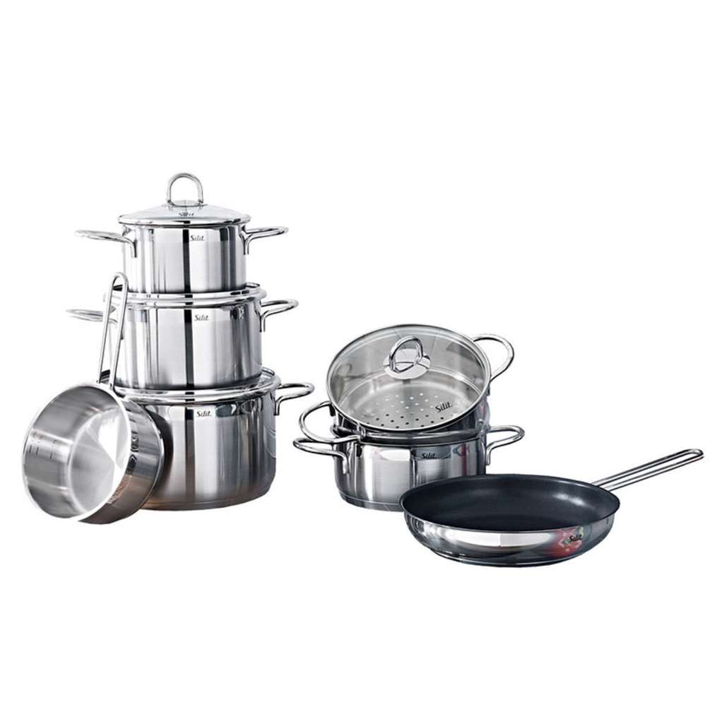 Bộ nồi inox Silit Diamant 7 món - Hàng chính hãng