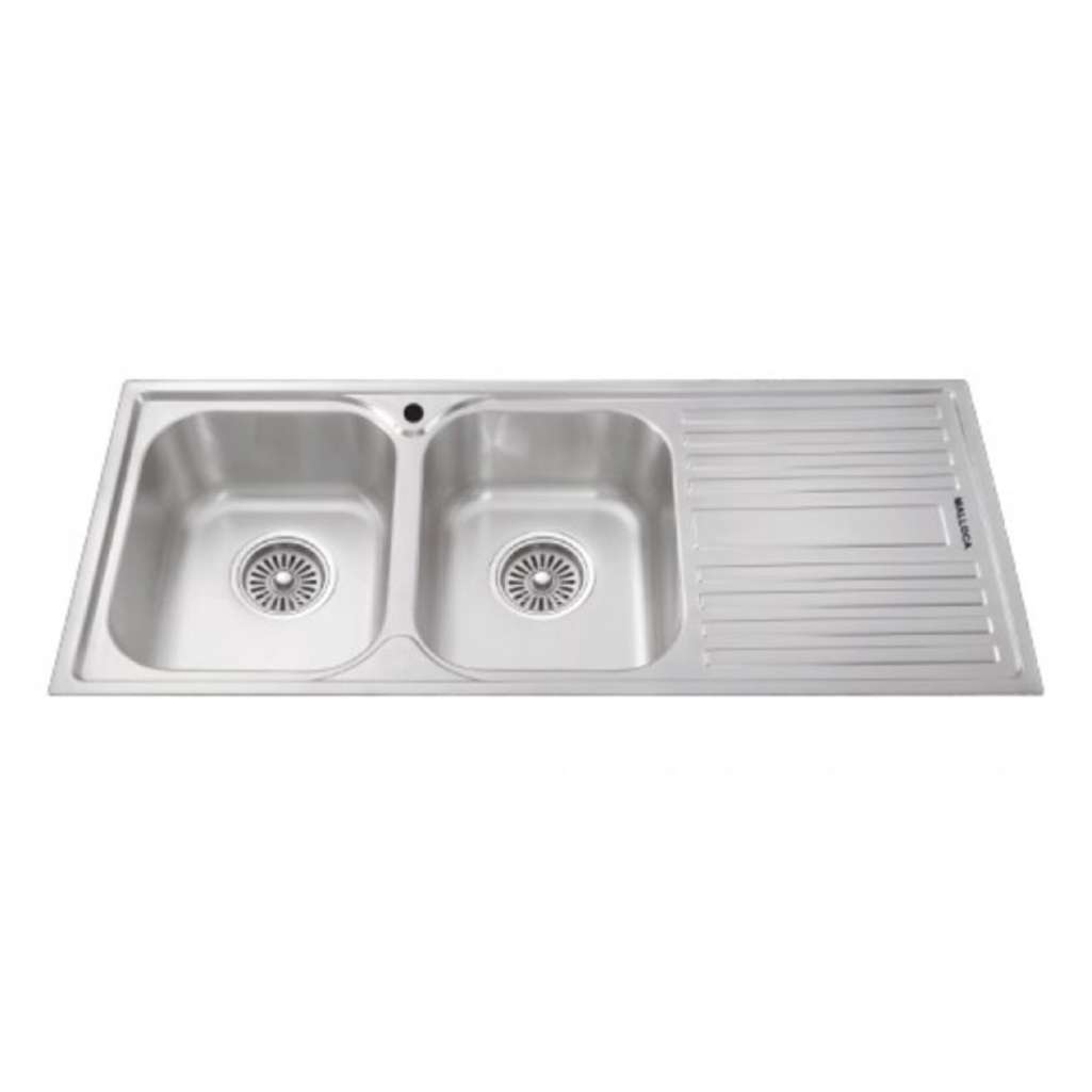 Chậu rửa chén 2 ngăn Malloca MS-1025R NEW - Hàng chính hãng
