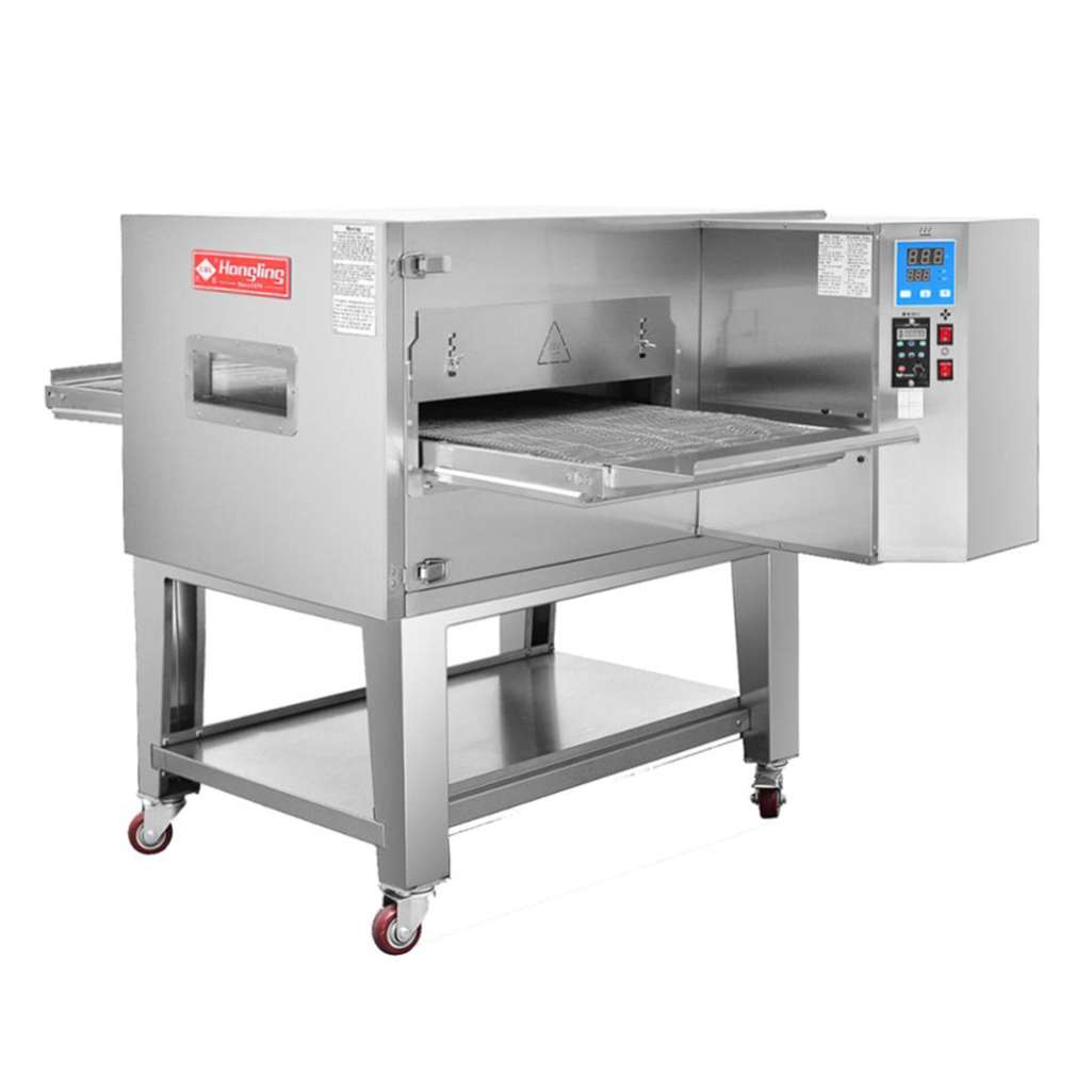 Lò nướng pizza băng chuyền dùng gas Hongling PZG-15H - Hàng chính hãng