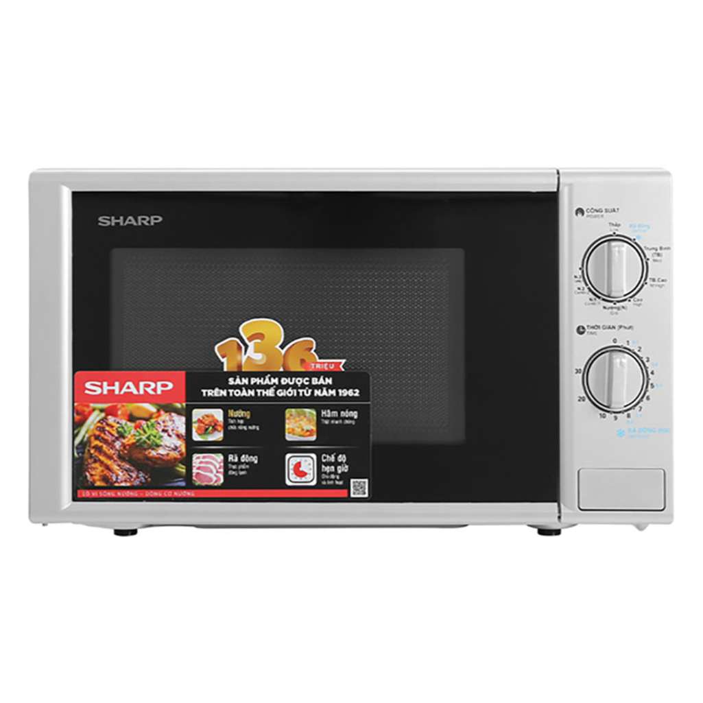 Lò vi sóng có nướng Sharp R-G228VN-SL - Hàng chính hãng