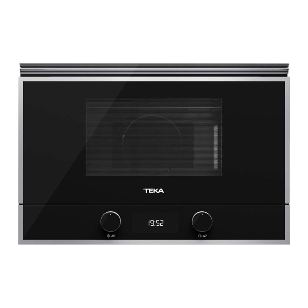 Lò vi sóng kết hợp nướng 22 lít Teka ML 8220 BIS L - Black - Hàng chính hãng