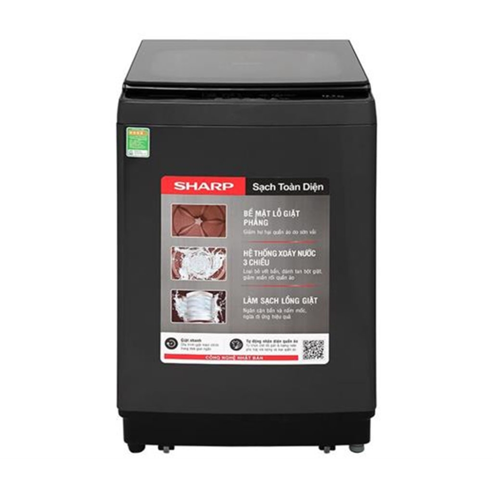 Máy giặt Sharp 12.5 kg ES-TM125CN-MR - Hàng chính hãng