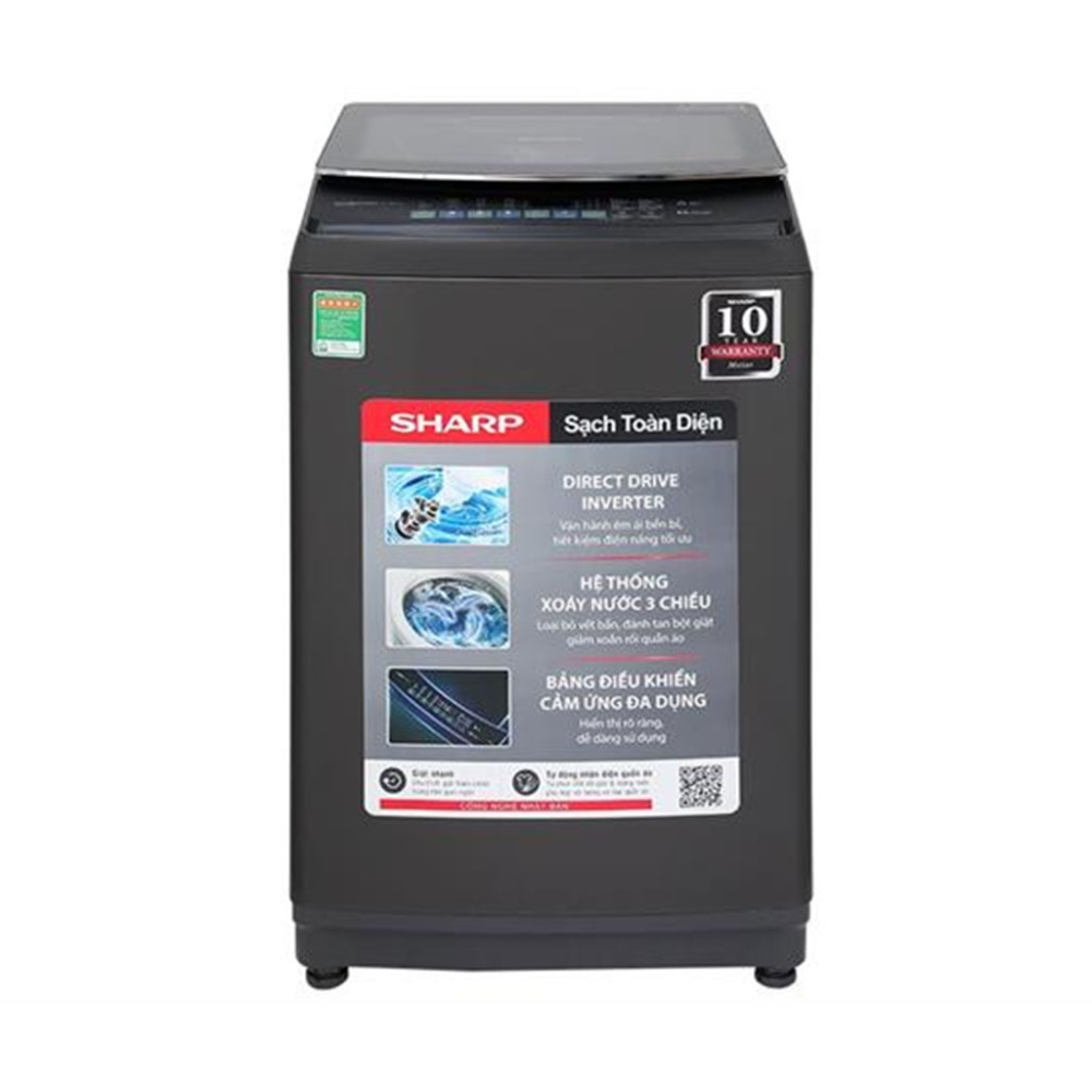 Máy giặt Sharp Inverter 11 kg ES-TM110CD-DS - Hàng chính hãng