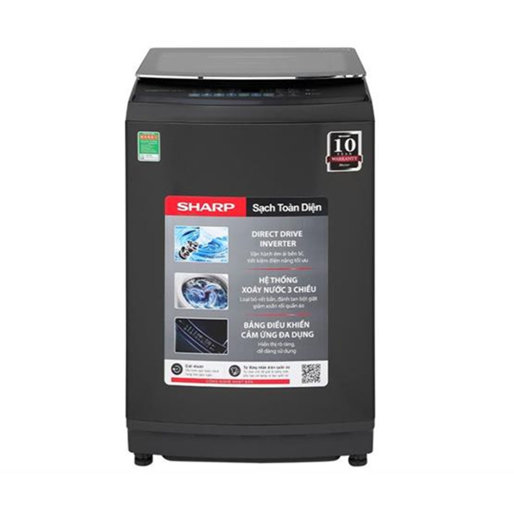 Máy giặt Sharp Inverter 13 kg ES-TM130CD-DS - Hàng chính hãng