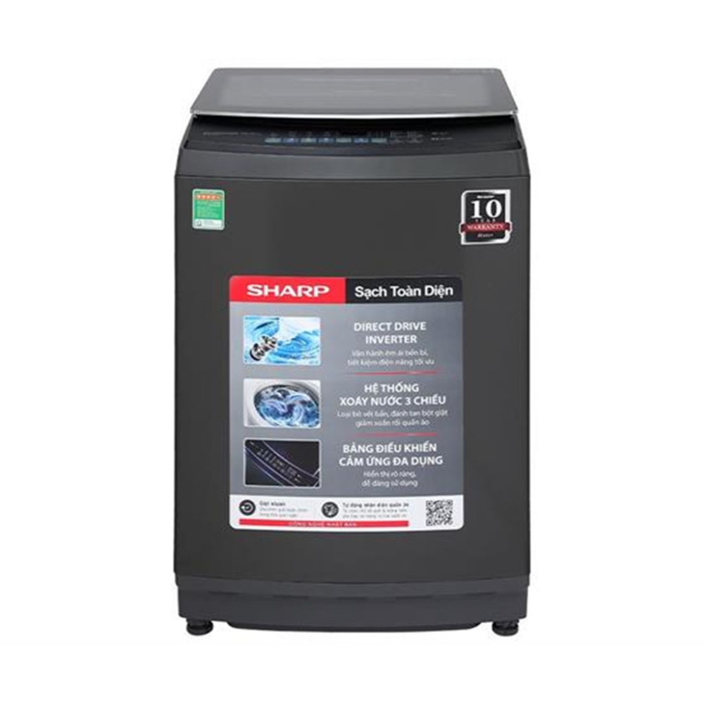 Máy giặt Sharp Inverter 15 kg ES-TM150CD-DS - Hàng chính hãng