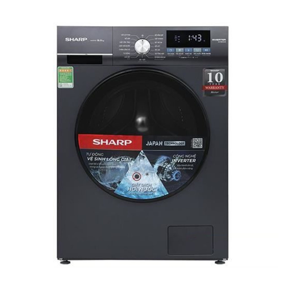 Máy giặt Sharp Inverter 9 kg ES-FM90CB-SB - Hàng chính hãng