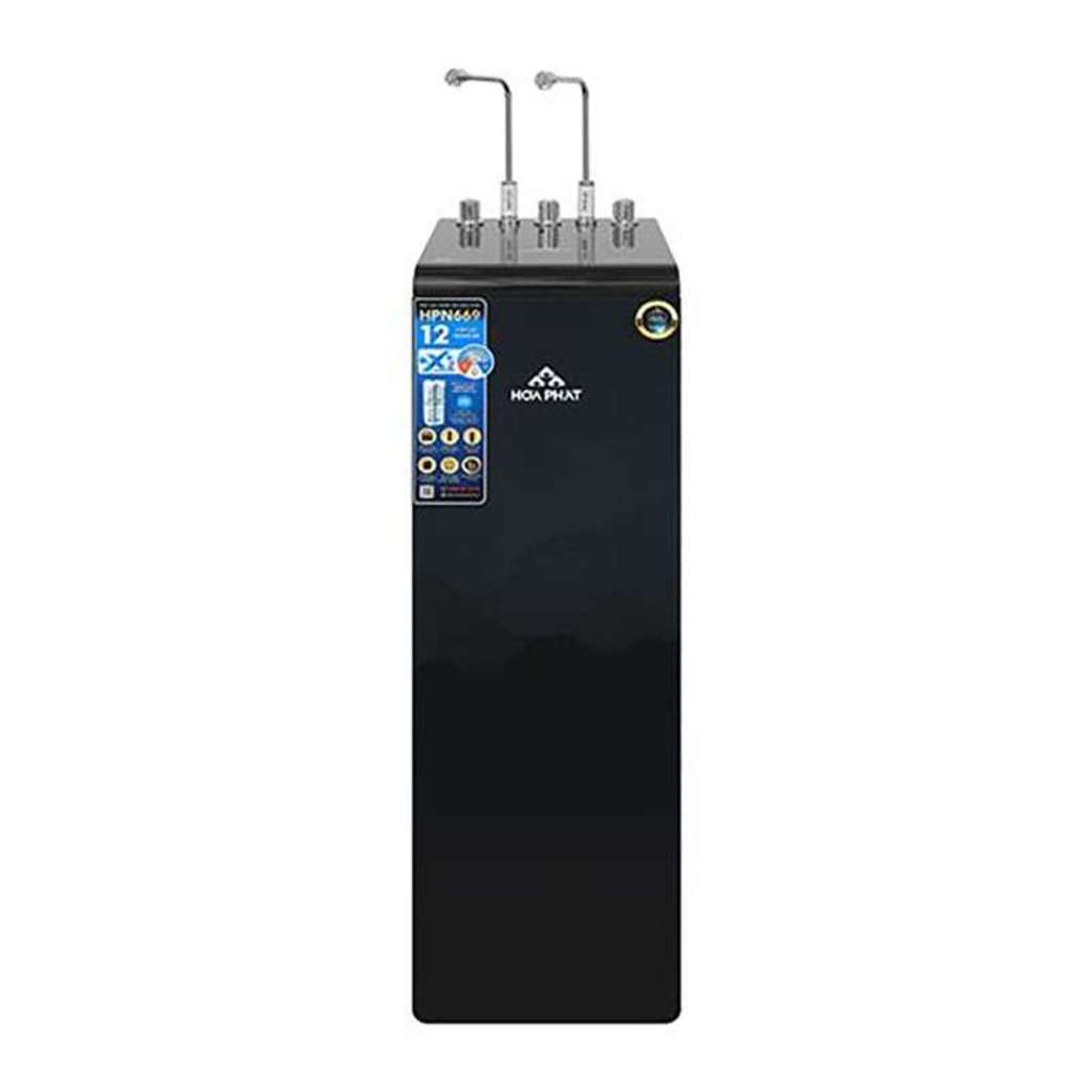 Máy lọc nước RO nóng nguội lạnh Hòa Phát HPN669 12 lõi - Hàng chính hãng