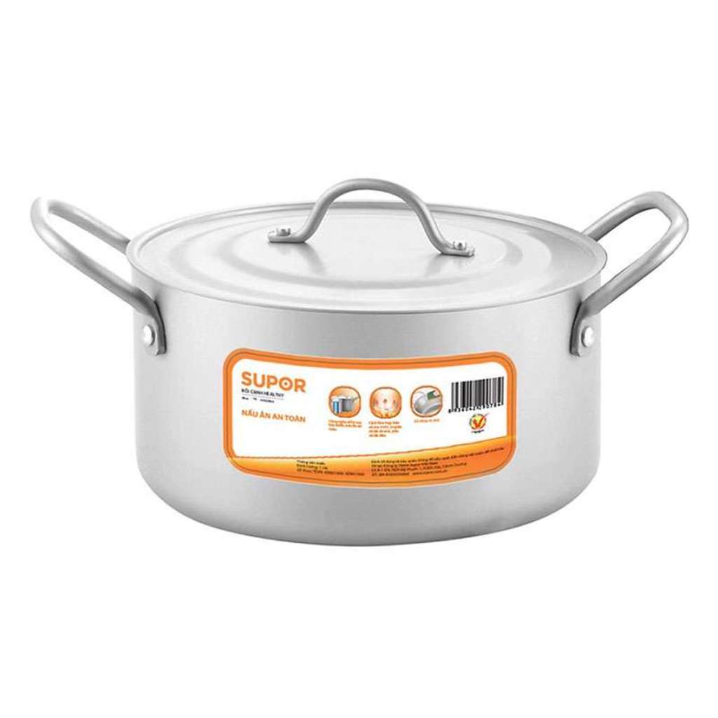 Nồi canh nhôm oxy hóa mềm Healthy Supor HT08008-2  - Hàng chính hãng