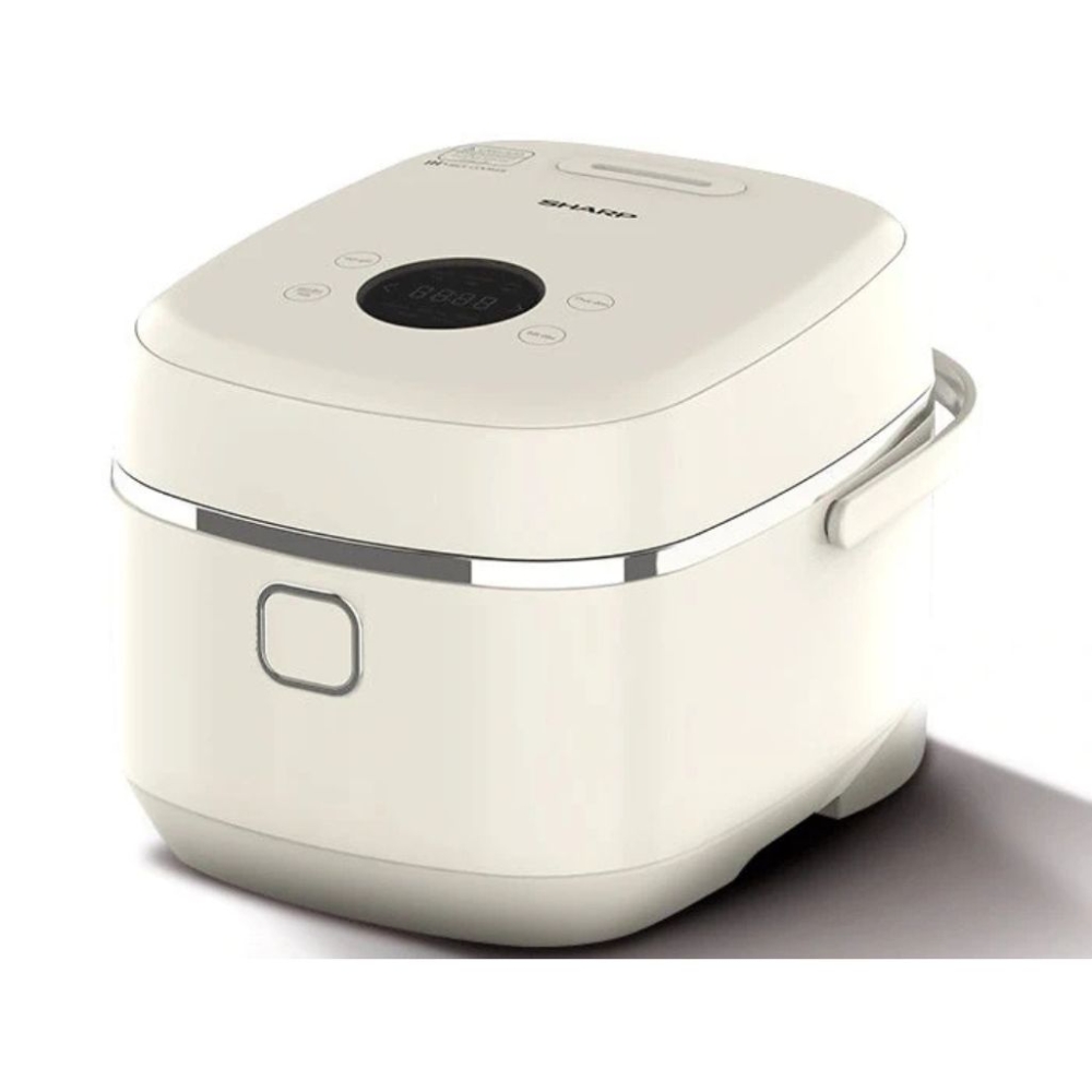 Nồi cơm cao tần Sharp 1.8 lít KS-IH18IX-WH - Hàng chính hãng