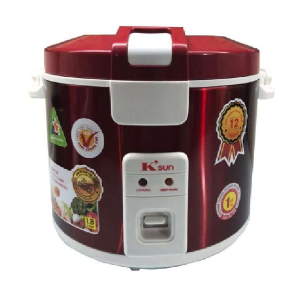 Nồi cơm điện 1.8L K'sun BA-2186S - Hàng chính hãng