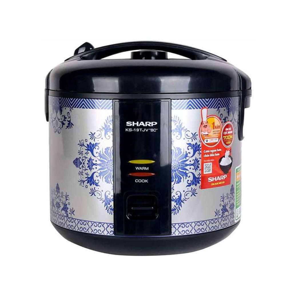 Nồi cơm điện nắp gài Sharp KS-19TJV-BC - Hàng chính hãng