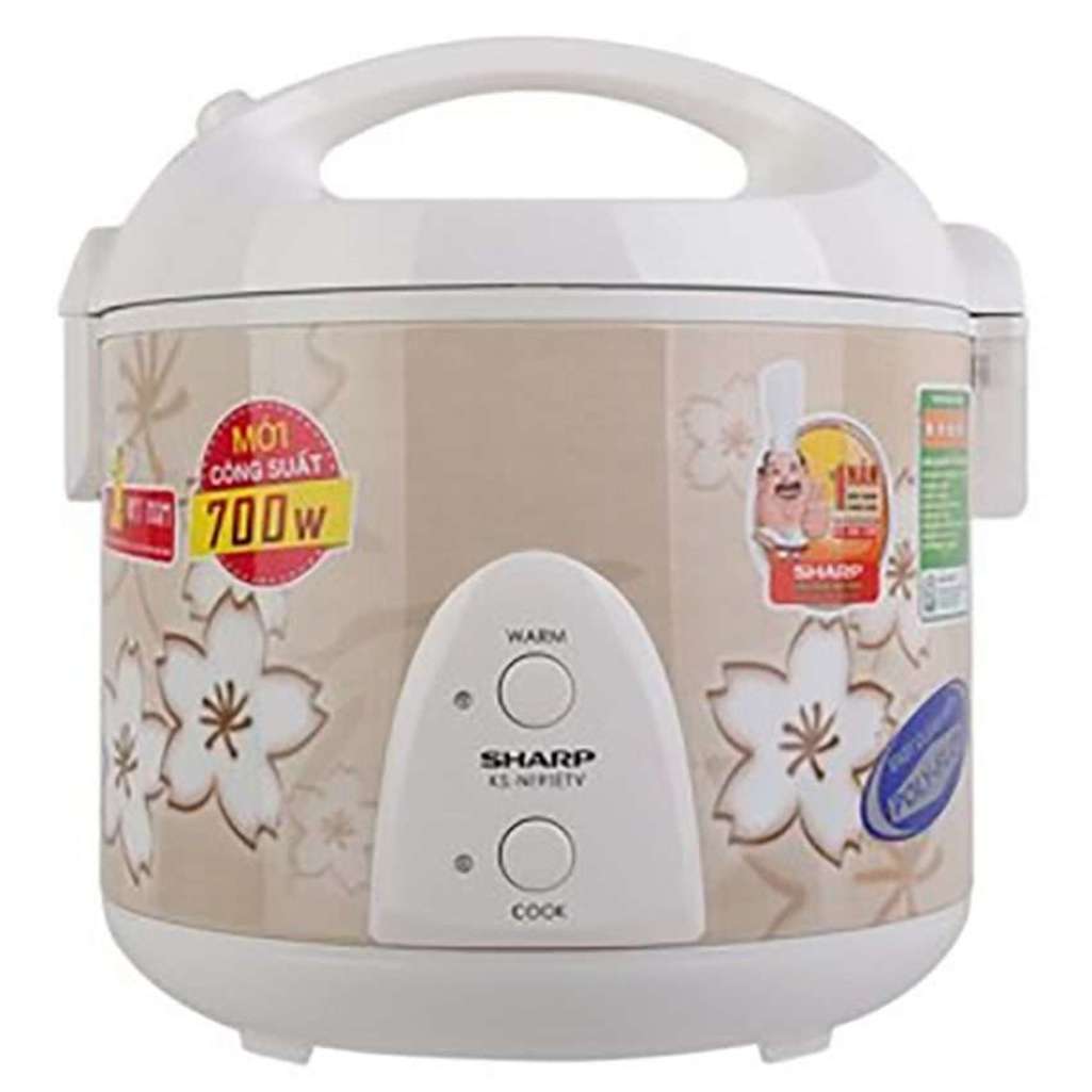 Nồi cơm điện nắp gài Sharp KS-N191ETV-SB - Hàng chính hãng