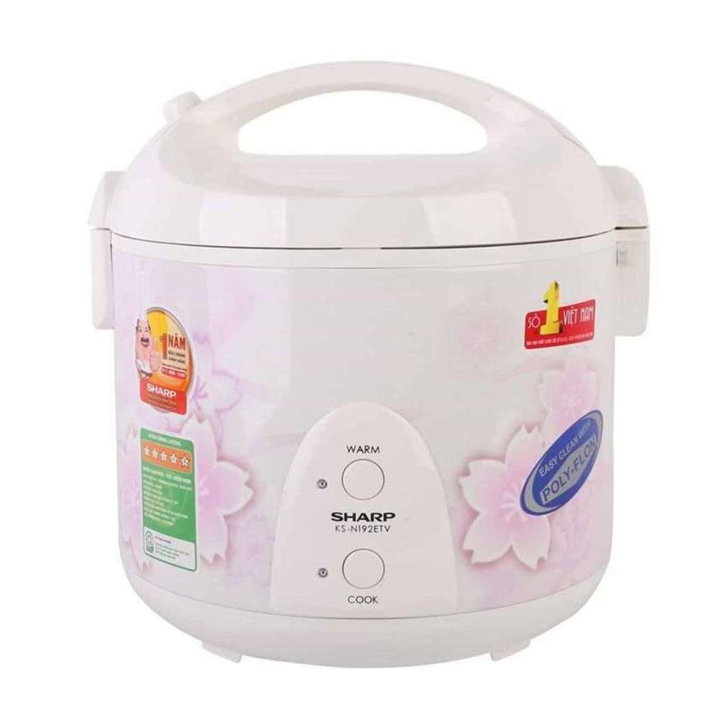 Nồi cơm điện nắp gài Sharp KS-N192ETV-SP - Hàng chính hãng