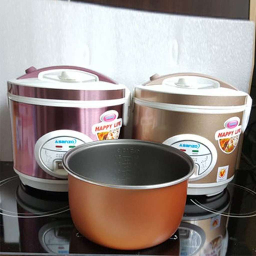 Nồi cơm điện nắp gài Asanzo RC-18AW - Hàng chính hãng