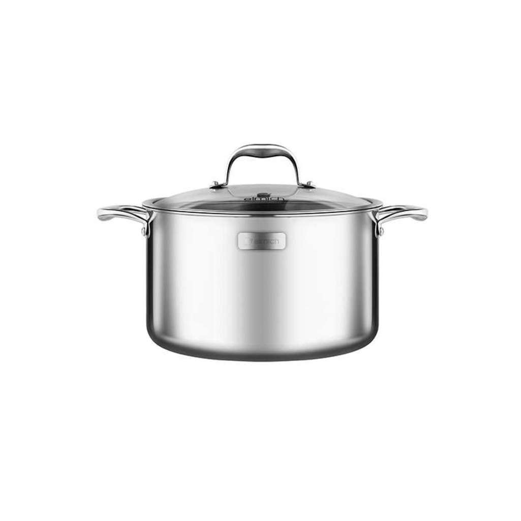 Nồi inox 3 lớp cao cấp đáy liền Elmich Trimax XS EL 3746 size 18cm - Hàng chính hãng