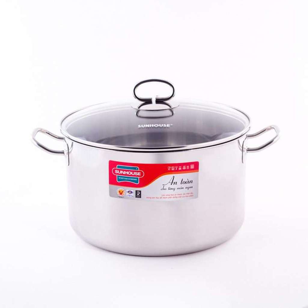Nồi Inox Sunhouse SHG28S - Hàng chính hãng