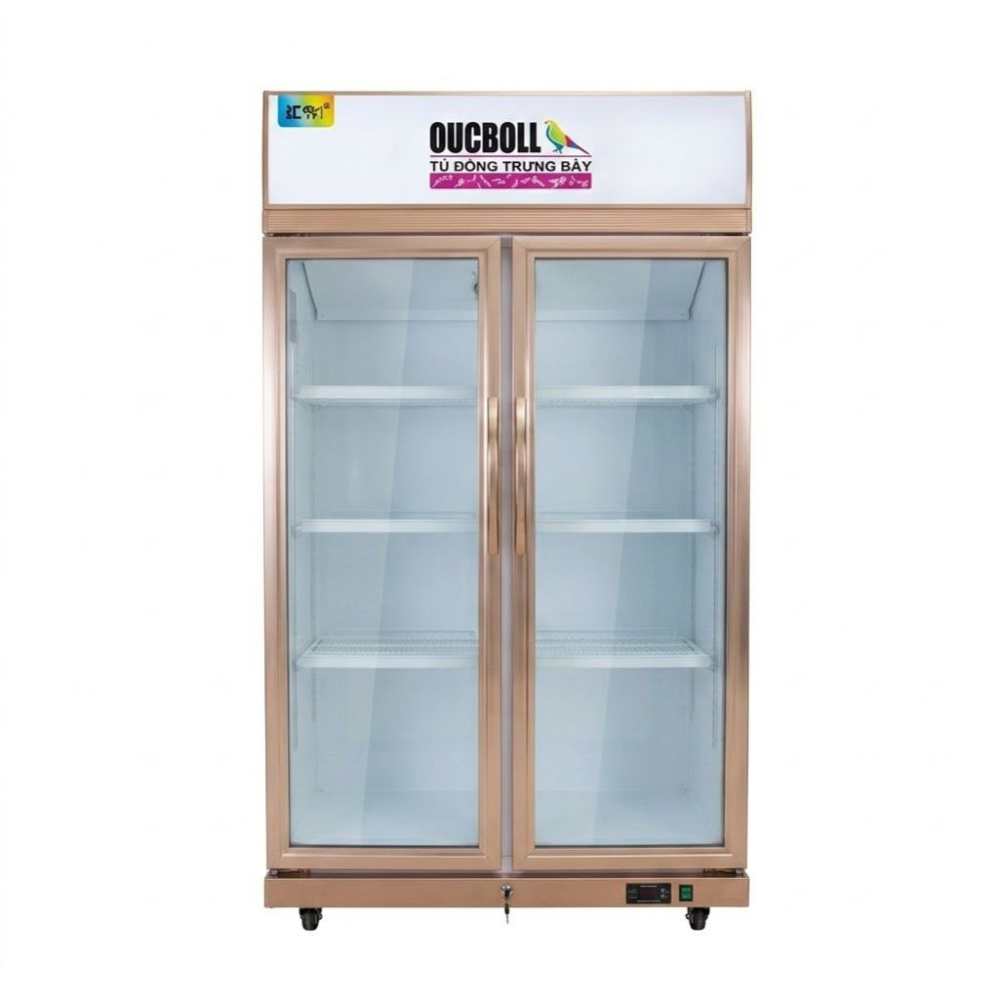 Tủ mát trưng bày 2 cánh kính Oucboll LG-800CF - Hàng chính hãng