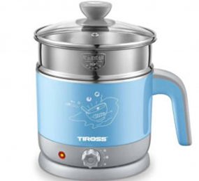 Ấm nấu điện đa năng Tiross TS1366 - Hàng chính hãng