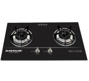 Bếp gas âm kính 2 lò Sunhouse SHB5533 - Hàng chính hãng