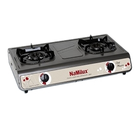Bếp gas dương đôi Namilux NA-703AFM - Hàng chính hãng
