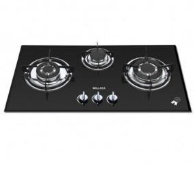 Bếp kính âm ba gas Malloca AS-9103B - Hàng chính hãng