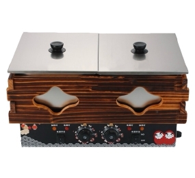 Bếp lẩu điện đôi 18 ngăn Kanto HS-G2T