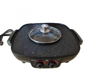 Bếp lẩu nướng đa năng 2 trong 1 Mishushita MS-0918 - Hàng chính hãng