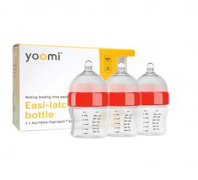 Bộ 3 bình sữa cao cấp PP 140ml Yoomi Y38B.YCCR - Hàng chính hãng