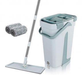 Bộ lau nhà tự vắt 2 ngăn KingChef MOP-01 - Hàng chính hãng