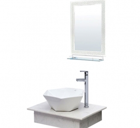 Bộ lavabo bàn đá Sarika BĐ-SR-06 - Hàng chính hãng