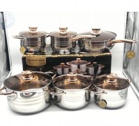 Bộ nồi Đức 6 món 12 chi tiết ENGELBERG - Hàng chính hãng