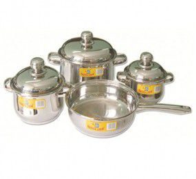 Bộ nồi Hollow Happy Cook HC07CHL - Hàng chính hãng