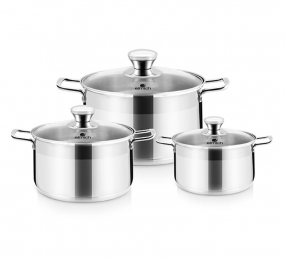 Bộ nồi inox 3 chiếc Elmich 2353366 - Hàng chính hãng