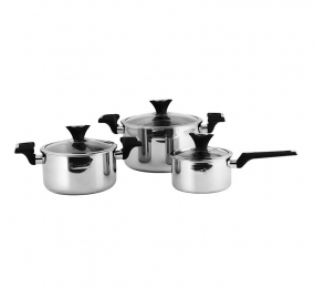 Bộ nồi Inox 3 lớp cao cấp đáy liền Elmich Trimax XP... - Hàng chính hãng