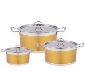 Bộ nồi inox Taka TKC03B - Hàng chính hãng