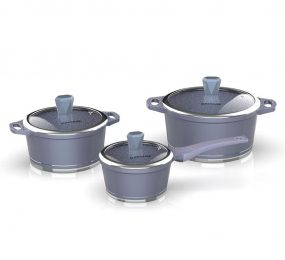 Bộ nồi quánh vân đá đáy từ Sunhouse SHG2003MMA - Hàng chính hãng