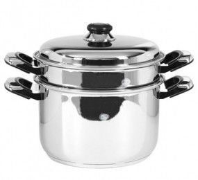 Bộ xửng inox 3 đáy Happy Cook ST24 - Đướng kính 24cm - Hàng chính hãng