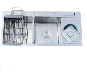 Chậu rửa bát inox 2 ngăn Pramie CP-1020 - Hàng chính hãng