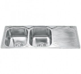 Chậu rửa chén 2 hộc 1 cánh Gorlde GD-5525 - Hàng chính hãng