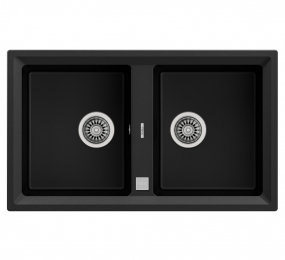 Chậu rửa chén Teka STONE 90 B-TG 2B Black - Hàng chính hãng