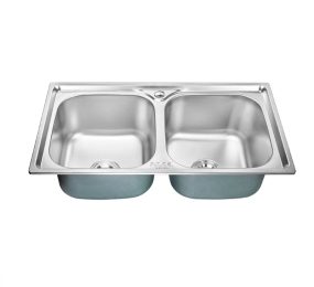 Chậu rửa inox đôi Rossi Elegant RE-320 - Hàng chính hãng