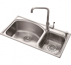 Chậu và vòi rửa Inox Sakura ST-3216N - Hàng chính hãng