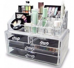 Kệ mỹ phẩm 4 tầng trong suốt