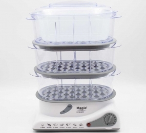 Máy hấp thực phẩm đa năng 3 tầng Magic Korea A-61 - Hàng chính hãng