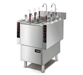 Máy nấu mì công nghiệp 6 giỏ H&C CM-Z6 9000W - Hàng chính hãng