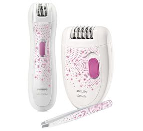 Máy nhổ lông cho phụ nữ Philips HP6549 - Hàng chính hãng