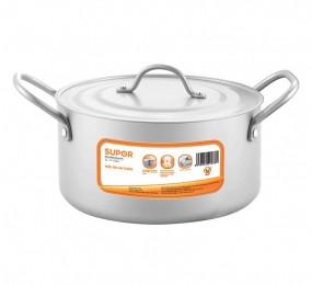 Nồi canh nhôm oxy hóa mềm Healthy Supor HT08008-1 - Hàng chính hãng