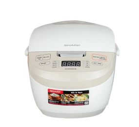 Nồi cơm điện tử Sharp 1.8 lít KS-COM191EV-WH - Hàng chính hãng