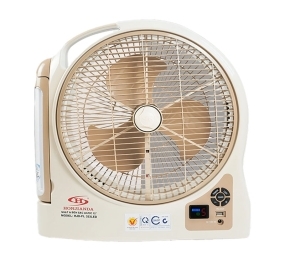 Quạt sạc tích điện Honjianda HJD-FL 323LED (2 Bình 6V5Ah) - Hàng chính hãng